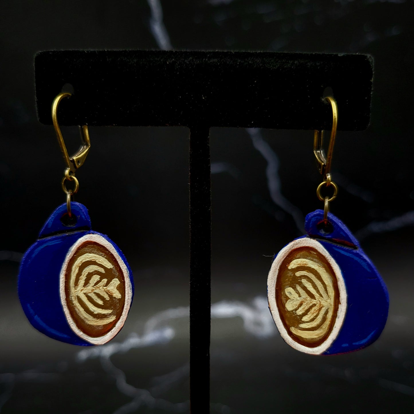 Latte Art Earrings