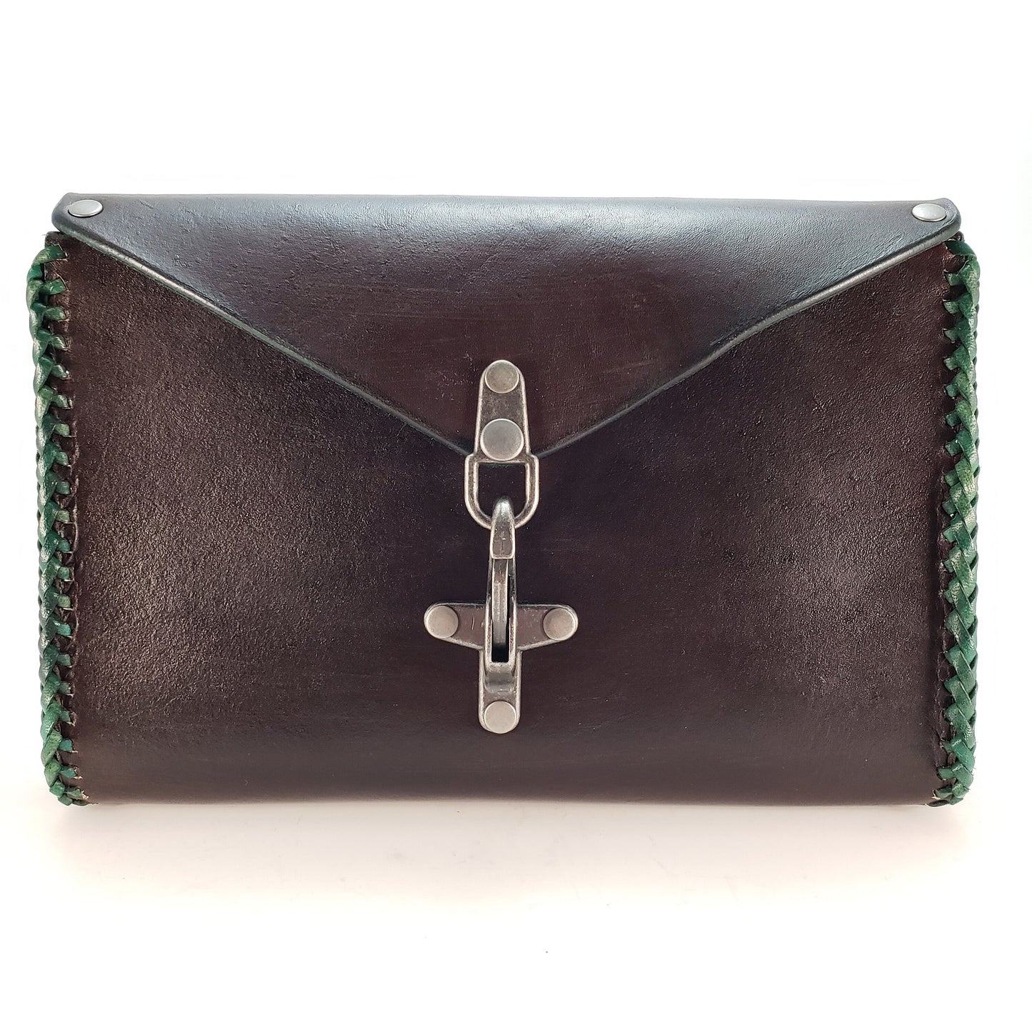 White Birch Leather Clutch