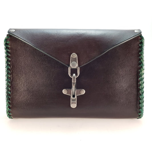White Birch Leather Clutch